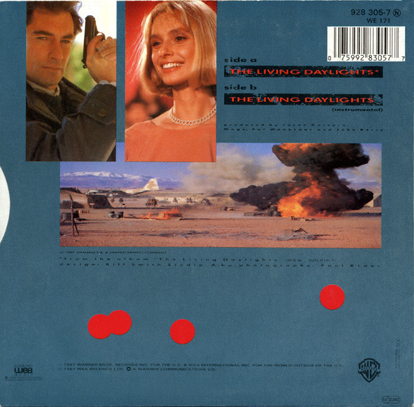 a-ha - The Living Daylights | Warner Bros. Records (928 305-7) - 2