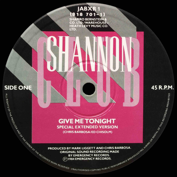 Shannon - Give Me Tonight (Remix) | Club (JABXR 1) - 3