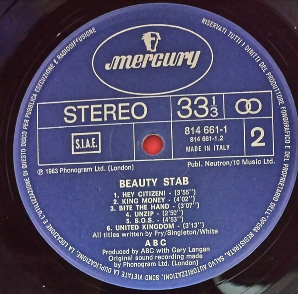 ABC - Beauty Stab | Mercury (814 661-1 M-1) - 3 ABC - Beauty Stab | Mercury (814 661-1 M-1) - 3