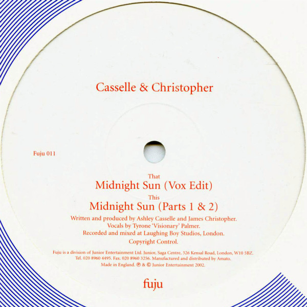 Ashley Casselle & James Christopher - Midnight Sun | Fuju (Fuju 011)
