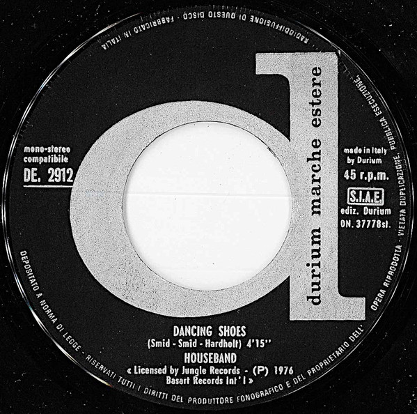 Houseband - Dancing Shoes | Durium (DE. 2912) - 3