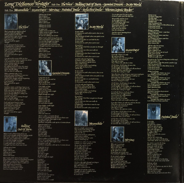 The Moody Blues - Long Distance Voyager | Threshold (TRL-1-2901) - 2