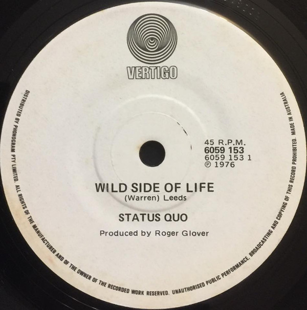 Status Quo - Wild Side Of Life | Vertigo (6059 153)