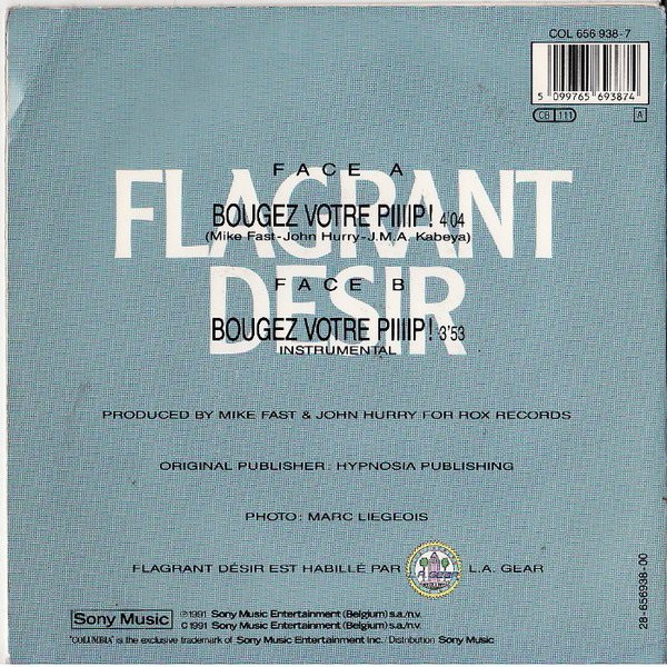 Flagrant Desir - Bougez Votre Piiiip! | Columbia (656938 7) - 2