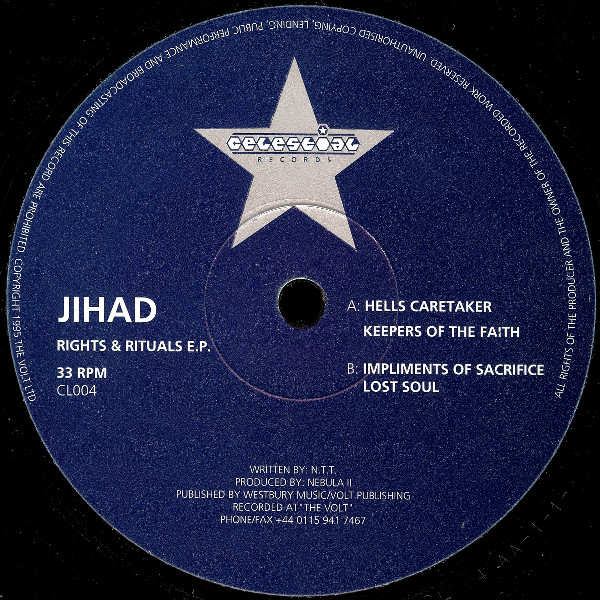 Jihad - Rights & Rituals E.P. | Celestial Records (CL004)