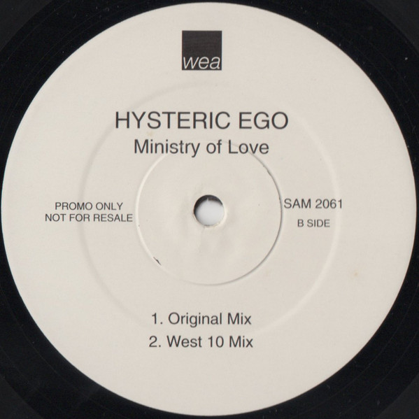Hysteric Ego - Ministry Of Love | WEA (SAM 2061) - 3 Hysteric Ego - Ministry Of Love | WEA (SAM 2061) - 3