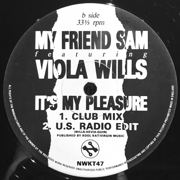 My Friend Sam Feat. Viola Wills - It's My Pleasure | Network Records (NWKT 47) - 4