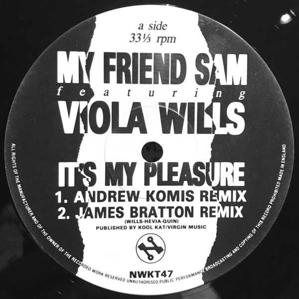 My Friend Sam Feat. Viola Wills - It's My Pleasure | Network Records (NWKT 47) - 3