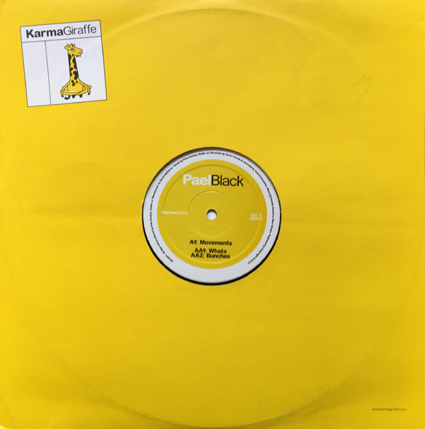 Pael Black - Movements | Karma Giraffe (KGA001)