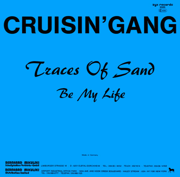 Cruisin' Gang - Traces Of Sand / Be My Life | ZYX Records (ZYX 5505) - 2 Cruisin' Gang - Traces Of Sand / Be My Life | ZYX Records (ZYX 5505) - 2