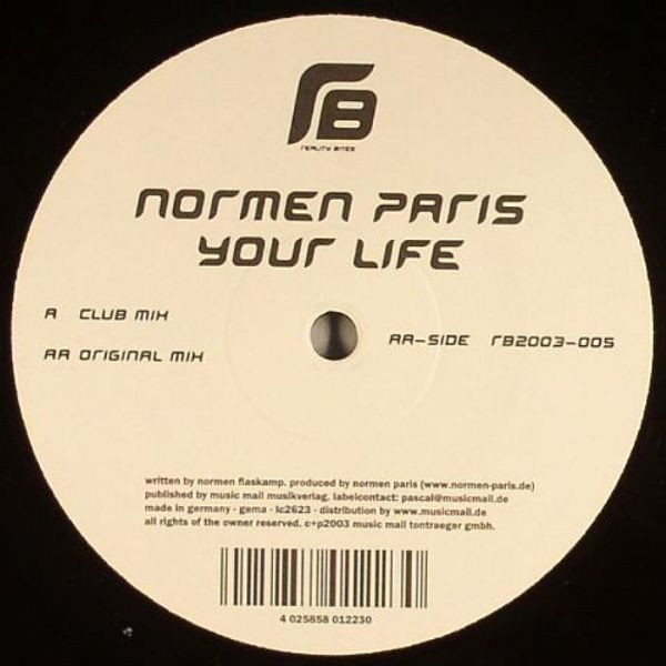 Normen Paris - Your Life | Reality Bites Records (RB2003-005)