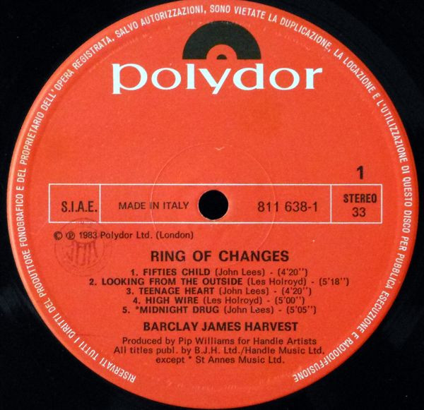 Barclay James Harvest - Ring Of Changes | Polydor (811 638-1) - 3 Barclay James Harvest - Ring Of Changes | Polydor (811 638-1) - 3