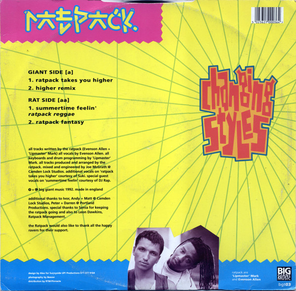 Ratpack - Changing Styles | Big Giant Music (bgt03) - 2 Ratpack - Changing Styles | Big Giant Music (bgt03) - 2