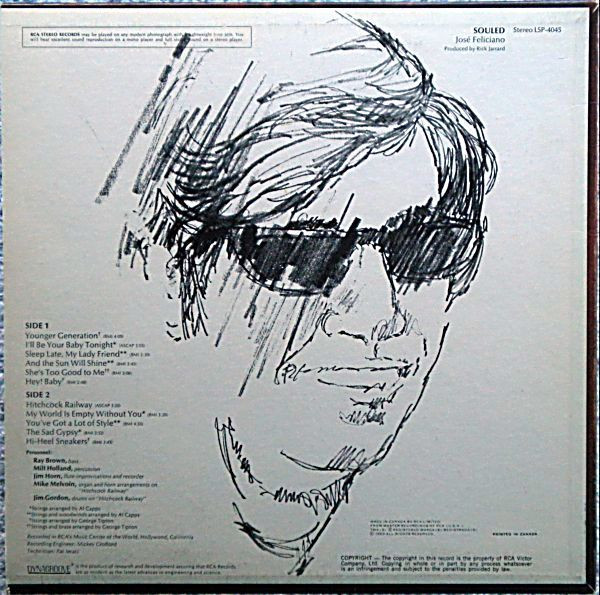 José Feliciano - Souled [Vinyl] | RCA Victor (LSP 4045) - 2