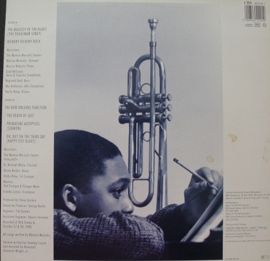 Wynton Marsalis - The Majesty Of The Blues | CBS (CBS 465129 1) - 2