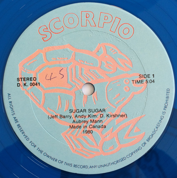Aubrey Mann - Sugar Sugar | Scorpio (D.K. 0041)
