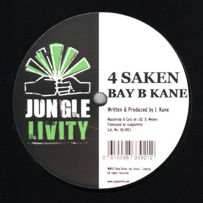 Bay B Kane - 4Saken / Chills | Junglelivity (JULI003) - main