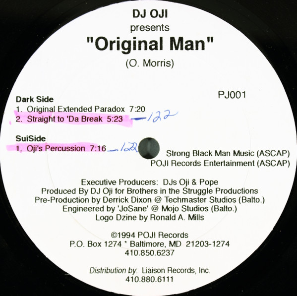 DJ Oji - Original Man | Poji Records (PJ001)