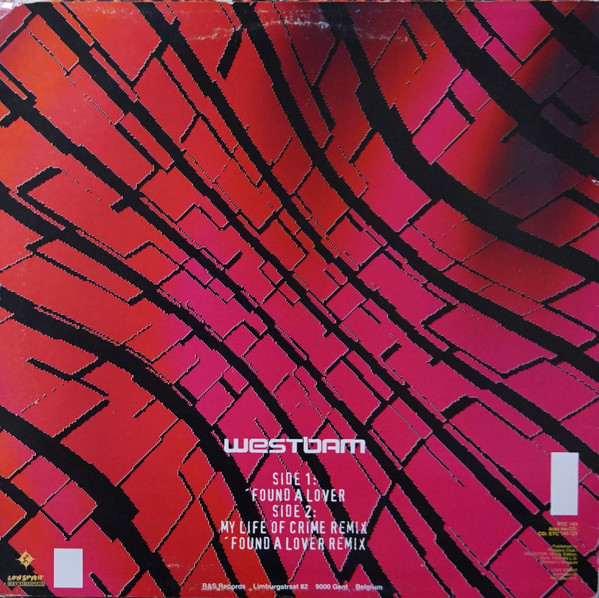 WestBam - 'Found A Lover / My Life Of Crime | ETC (ETC 143) - 2