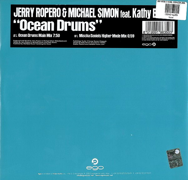 Jerry Ropero & Michael Simon Feat. Kathy Brown - Ocean Drums | Ego Music (EGO MIX 056)