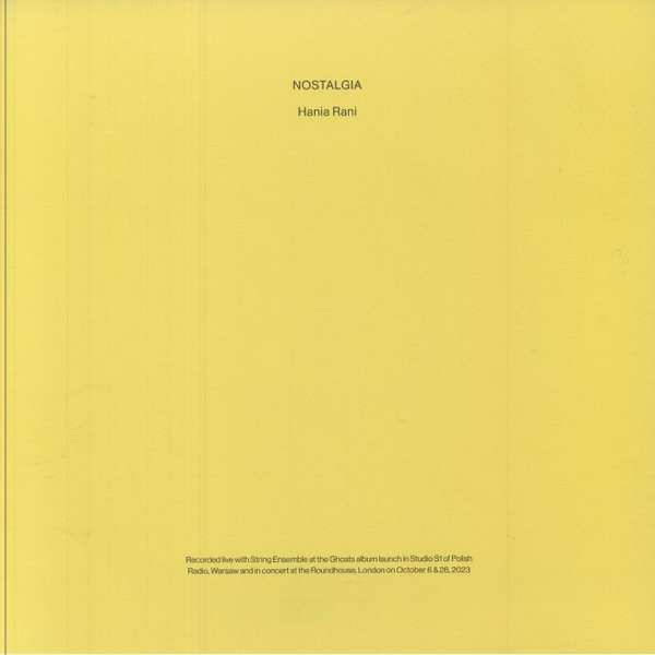 Hania Rani - Nostalgia | Gondwana Records (GONDLP072) - main