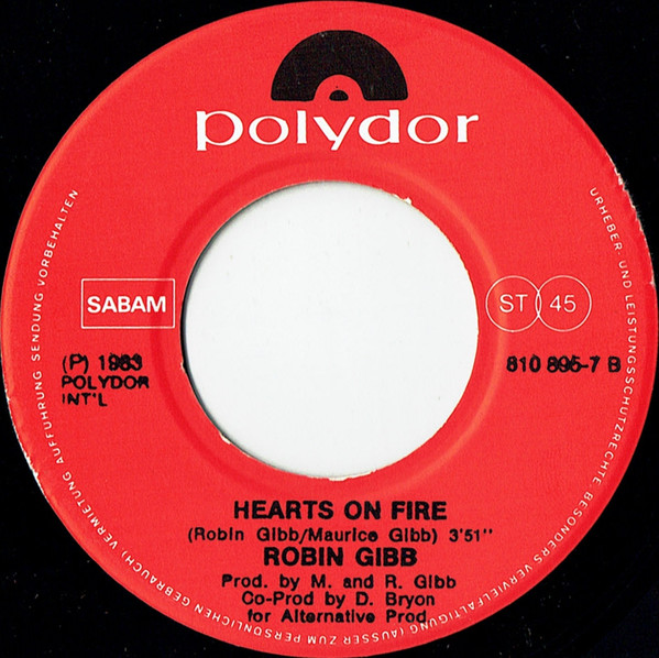 Robin Gibb - Juliet | Polydor (810 895-7) - 4