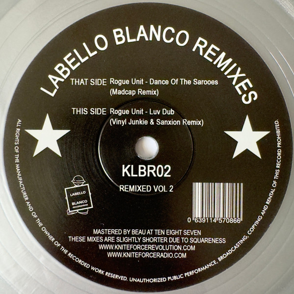 Rogue Unit - Remixed Volume 2 | Labello Blanco Recordings (KLBR02) - 2