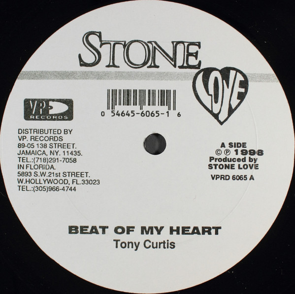 Tony Curtis / Cudjoe Banton - Beat Of My Heart / No Mercy | Stone Love (VPRD 6065)