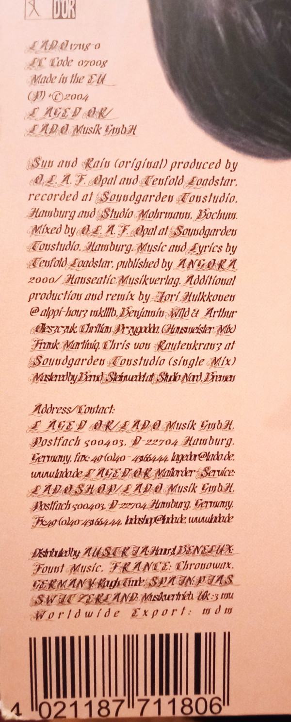 Tenfold Loadstar - Sun And Rain | L'Age D'Or (LADO 17118-0) - 5