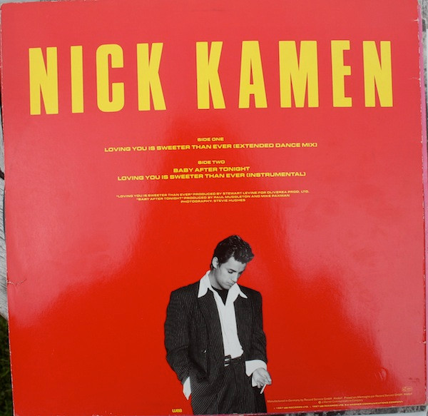 Nick Kamen - Loving You Is Sweeter Than Ever (Extended Dance Mix) | WEA (YZ 106 T)
