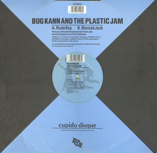 Bug Kann & The Plastic Jam - Rude Boy / Maniak Jack | Cupido Disque (12 CUP 3) Bug Kann & The Plastic Jam - Rude Boy / Maniak Jack | Cupido Disque (12 CUP 3)