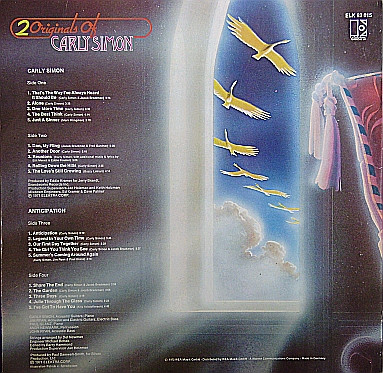 Carly Simon - 2 Originals Of Carly Simon | Elektra (ELK 62 015) Carly Simon - 2 Originals Of Carly Simon | Elektra (ELK 62 015)