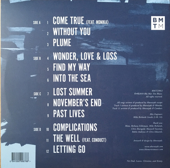 Akuratyde - Past Lives | Blu Mar Ten Music (BMTLP012)