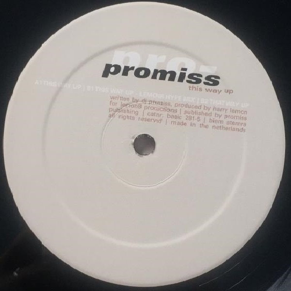 Promiss - This Way Up | Basic Beat Recordings (basic 281-5) - 3