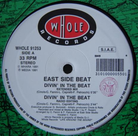 East Side Beat - Divin' In The Beat | Whole Records (WHOLE 91253)