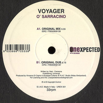 Voyager - O' Sarracino | Onexpected Records (UNEX 001)