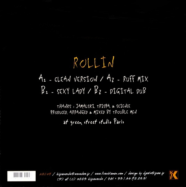 Trouble Men Featuring Jamalski - Rollin | Kif Recordings (KIF 028) - 2