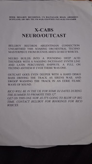 X-Cabs - Neuro | Bellboy Records (BL 07) - 2