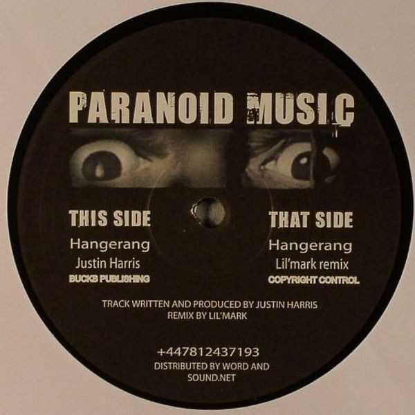 Justin Harris - Hangerang | Paranoid Music (PARANOID004) - main
