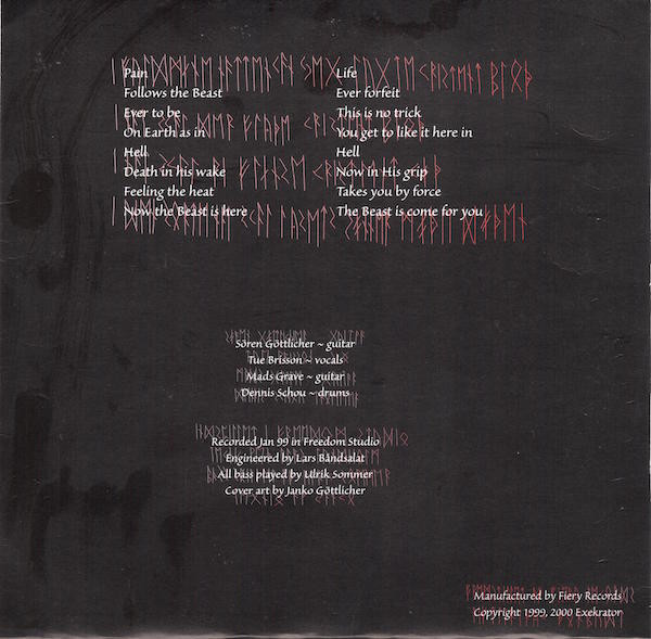 Exekrator - The Beast Is Come | Not On Label (Exekrator Self-released) (EXE001) - 2 Exekrator - The Beast Is Come | Not On Label (Exekrator Self-released) (EXE001) - 2