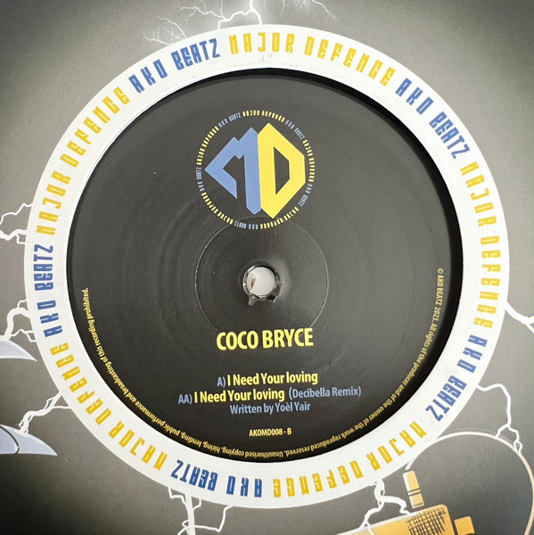 Coco Bryce - I Need Your Loving | AKO Major Defence (AKOMD008)