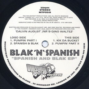 Blak 'N' Spanish - Spanish And Blak EP | Mousetrap Records (MTP9519) - 4