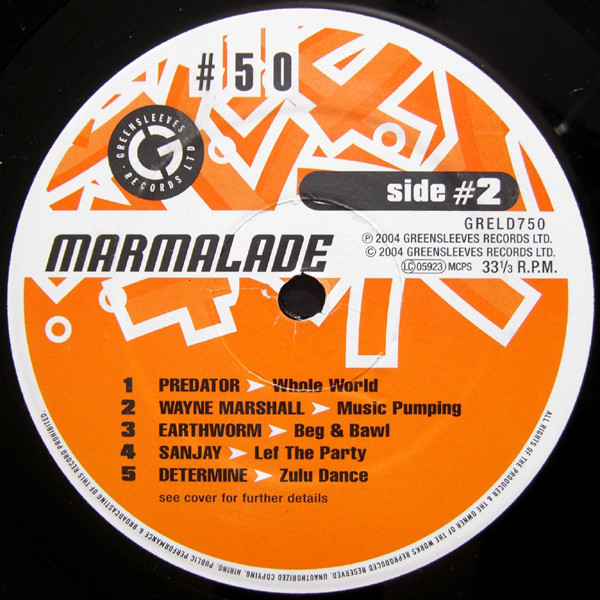 Various - Marmalade | Greensleeves Records (GRELD 750) - 4 Various - Marmalade | Greensleeves Records (GRELD 750) - 4