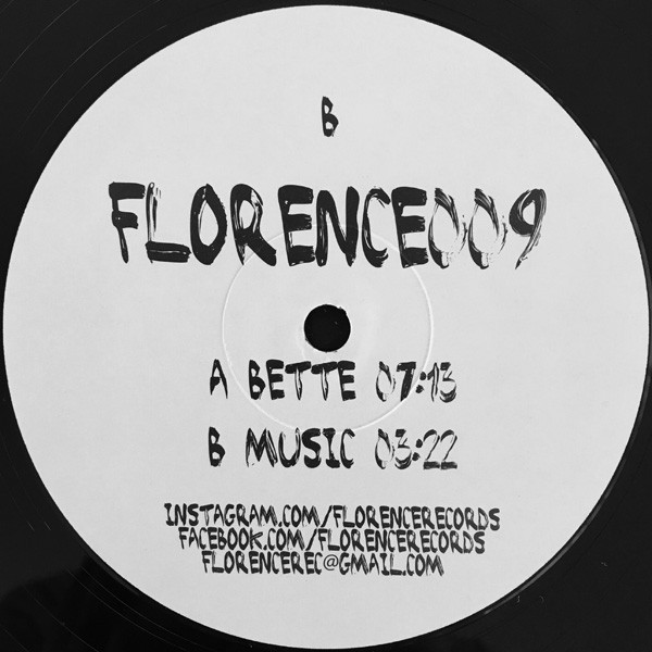 Unknown Artist - Bette / Music | Florence Records (FLORENCE009) - 2