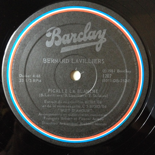 Bernard Lavilliers - Night Bird | Barclay (1207) - 4