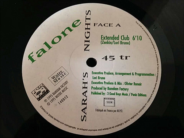 Falone - Sarah's Nights | Ramdam Factory (140052) - 2 Falone - Sarah's Nights | Ramdam Factory (140052) - 2