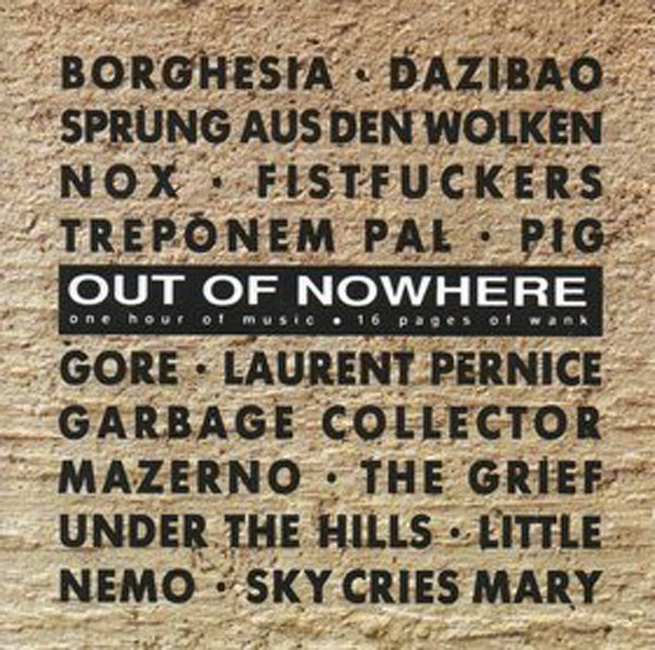 Various - Out Of Nowhere - One Hour Of Music, 16 Pages Of Wank | Out Of Nowhere (OON CD 01)