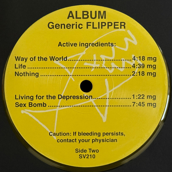 Flipper - Album Generic Flipper | Superior Viaduct (SV210) - 4