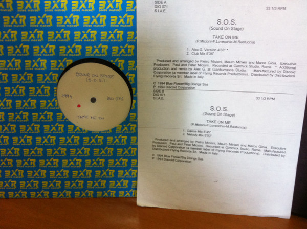 Sound On Stage - Take On Me | Discoid Corporation (DIO 071) - main Sound On Stage - Take On Me | Discoid Corporation (DIO 071) - main