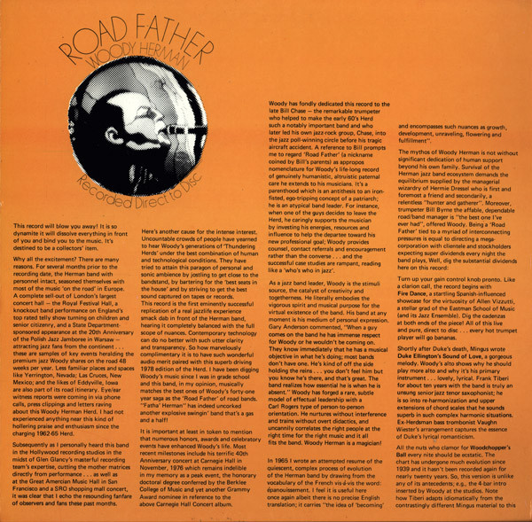 Woody Herman - Road Father | Century Records (CRDD-1080) - 2